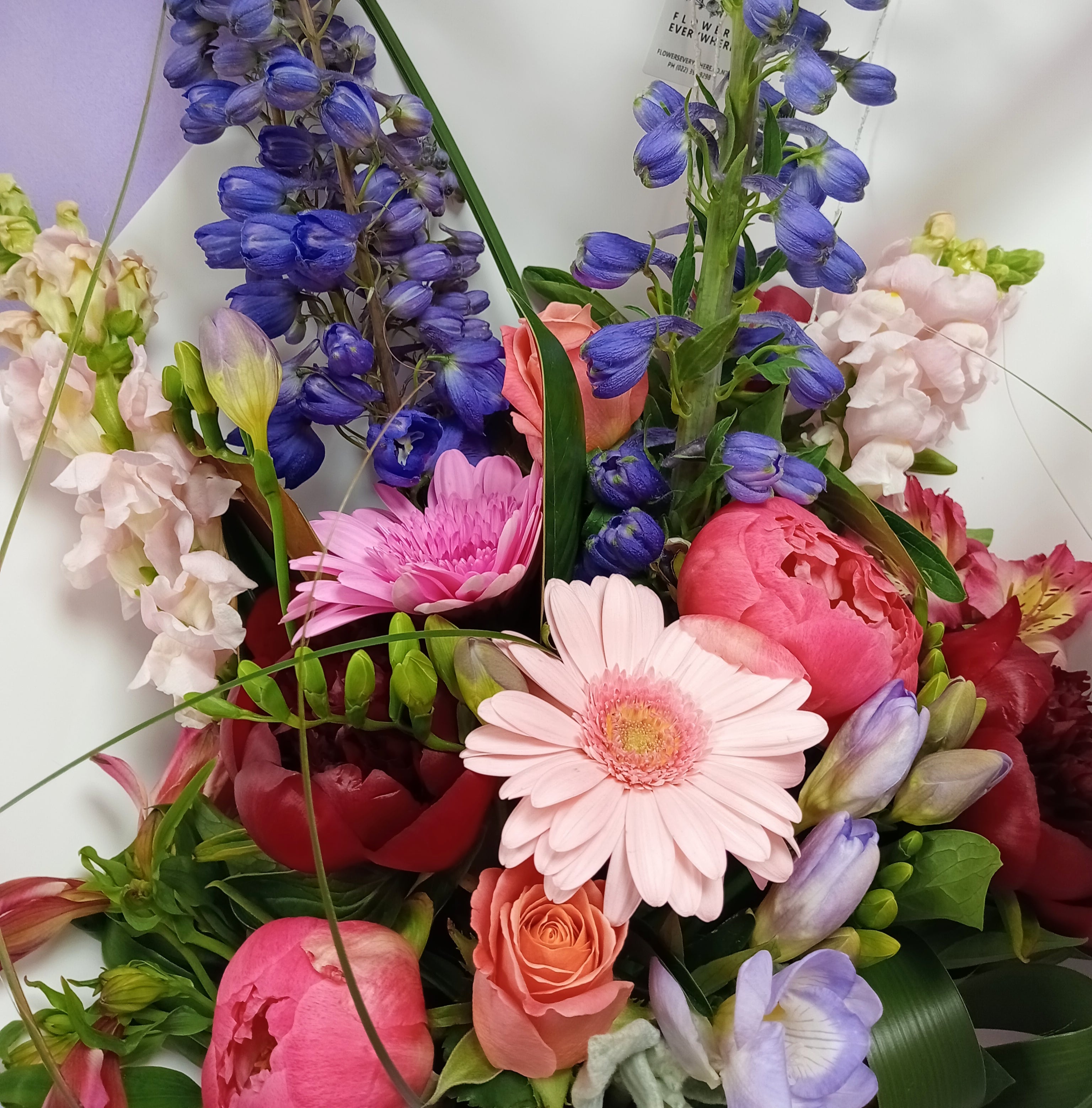 Bunch of Peony Roses