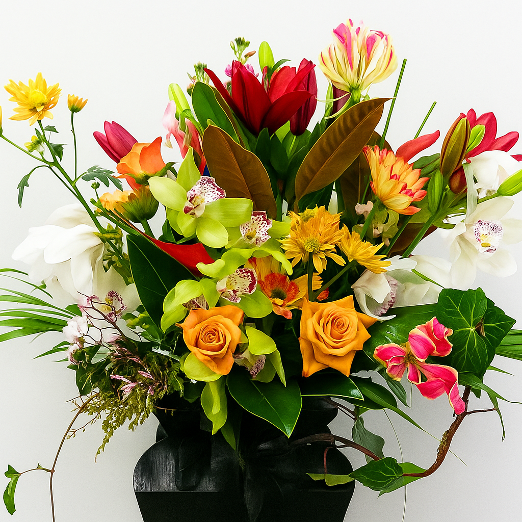 Bouquet of vibrant tropical fresh flowers from Lower Hutt Florist