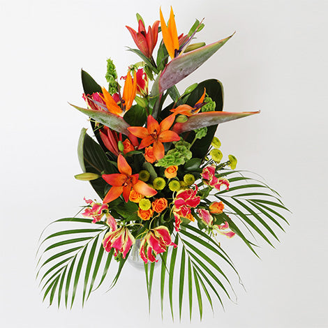 Bouquet of vibrant tropical fresh flowers from Lower Hutt Florist