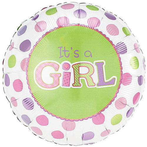 It's a girl foil balloon gift